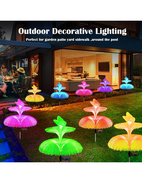 Luces Solares de Jardín SunKite - Decorativas de Color 7 Luces Solares de Jardín SunKite - Decorativas de Color 7