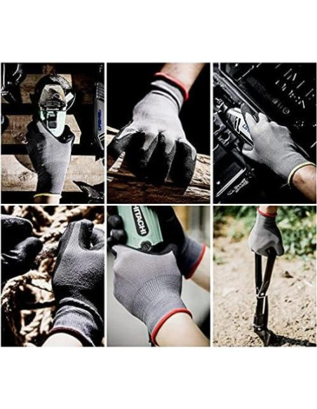 Guantes de Trabajo Corestar Nitrilo 10 Pares Unisex Guantes de Trabajo Corestar Nitrilo 10 Pares Unisex