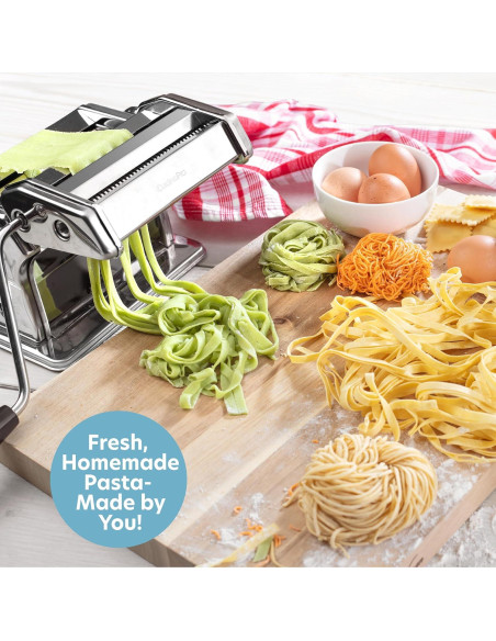 Máquina de Pasta CucinaPro Clásica Manual con Accesorios Máquina de Pasta CucinaPro Clásica Manual con Accesorios