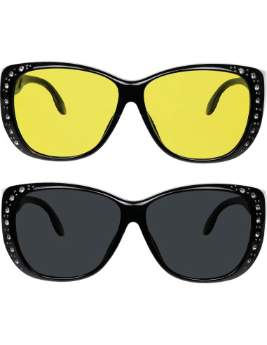 Gafas de sol fitover UV para mujeres - Protección HD