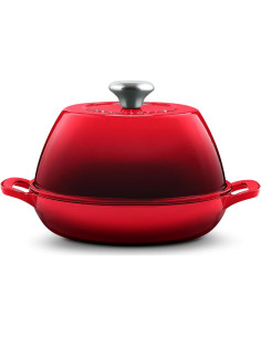Horno de Pan ROSSALLINI 6L Hierro Fundido Enameled Rojo 2