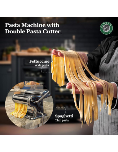 Máquina de Pasta Fante Clásica Manual con 9 Grosores