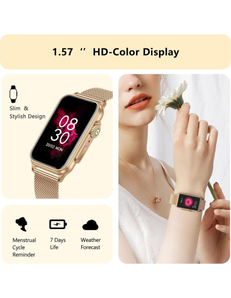 Reloj Inteligente FITVII Nexa con Llamadas y Monitoreo de Salud Reloj Inteligente FITVII Nexa con Llamadas y Monitoreo de Salud