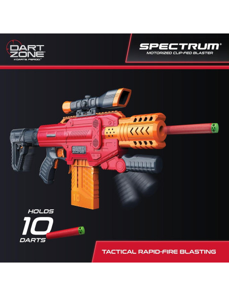 DART ZONE Spectrum Blaster - Juguete de dardos 50 dardos DART ZONE Spectrum Blaster - Juguete de dardos 50 dardos