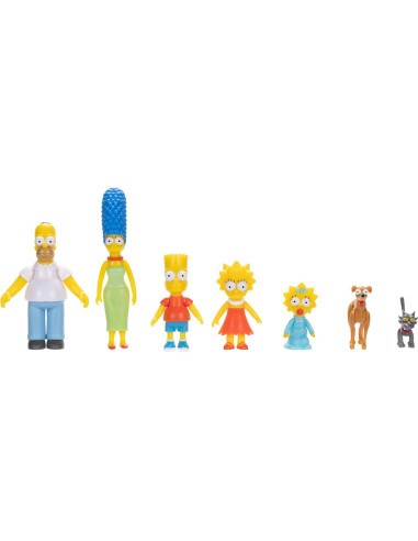 Figuras de Acción Los Simpsons JAKKS Paquete Familiar 6,35 cm