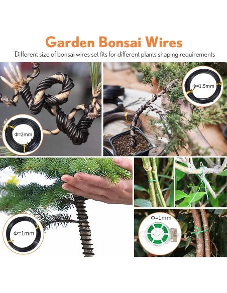 Kit de Herramientas para Bonsai Inntop 20 Pcs para Jardinería Kit de Herramientas para Bonsai Inntop 20 Pcs para Jardinería