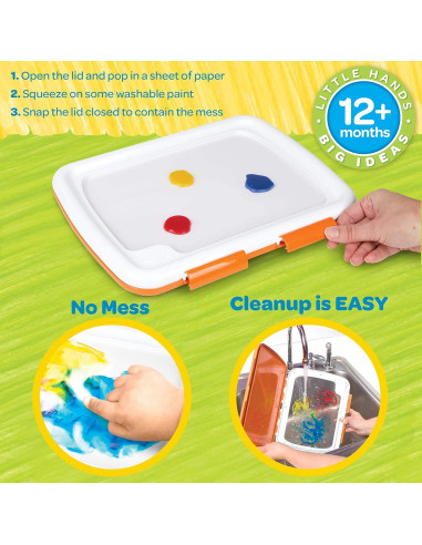 Set de Pintura con Dedos Crayola Lavable para Niños