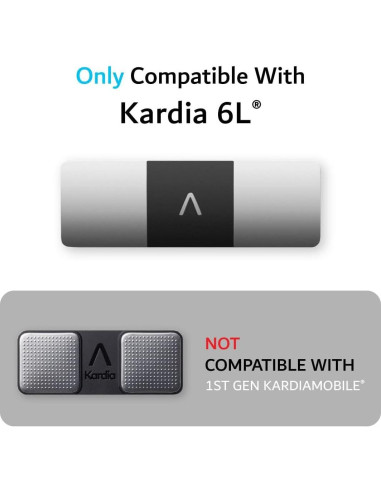 Funda de cuero TUDIA para KardiaMobile 6L, magnética