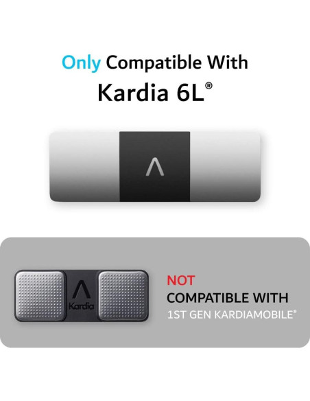 Funda de cuero TUDIA para KardiaMobile 6L, magnética Funda de cuero TUDIA para KardiaMobile 6L, magnética
