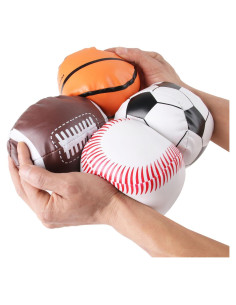Set de 4 Pelotas de Felpa Liberty Imports para Niños