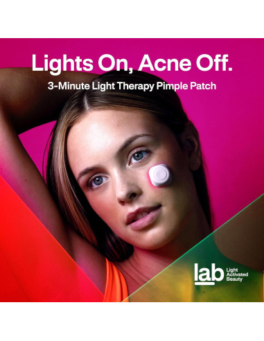 Parche Terapia de Luz LED L.A.B. para Acné - 60 Usos
