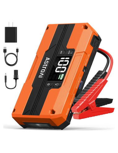 Arrancador de Coche AstroAI T8 2500A 15200mAh LED