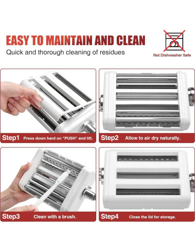 Accesorio para hacer pasta 3 en 1 GuanQiao para KitchenAid