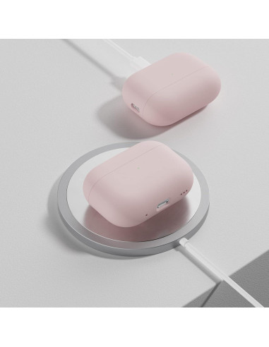 Funda híbrida de silicona ORNARTO para AirPods Pro 2 - Rosa