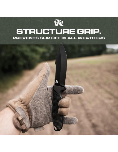 Cuchillo de Supervivencia ODENWOLF WOLF-II Acero D2 23.88 cm