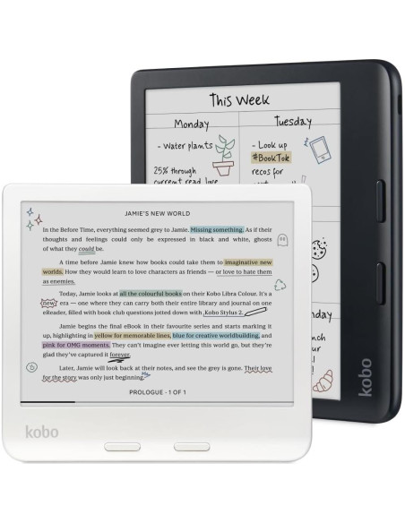 Kobo Libra Color eReader 7" Pantalla E Ink Kaleido Resistente Agua Kobo Libra Color eReader 7" Pantalla E Ink Kaleido Resistente Agua