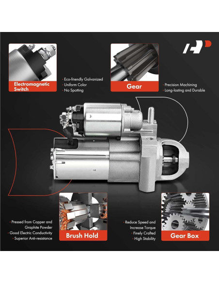 Motor de arranque A-Premium para Volkswagen Jetta 2013-2018 Motor de arranque A-Premium para Volkswagen Jetta 2013-2018