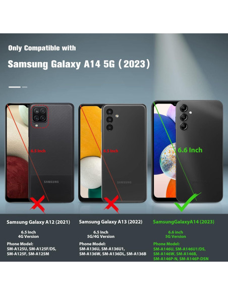 Funda Doble Capa FNTCASE para Samsung Galaxy A14 5G - Azul Funda Doble Capa FNTCASE para Samsung Galaxy A14 5G - Azul
