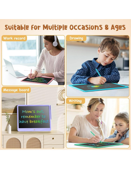 Tableta de Escritura LCD Kidopire 15" Colorido para Niños Tableta de Escritura LCD Kidopire 15" Colorido para Niños