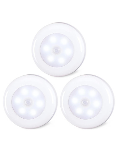 Luz LED con Sensor de Movimiento Lucha Estrellada 3 Unidades