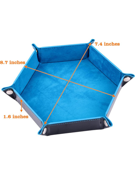 Bandejas para Dados SIQUK 4 Piezas Plegables en 4 Colores Bandejas para Dados SIQUK 4 Piezas Plegables en 4 Colores