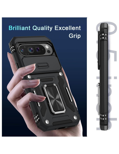 Funda DEERLAMN para Google Pixel 9 Pro XL - Negro Funda DEERLAMN para Google Pixel 9 Pro XL - Negro