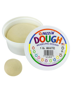 Masa para Modelar Hygloss Dazzlin' Blanca 0,45 kg No Tóxica
