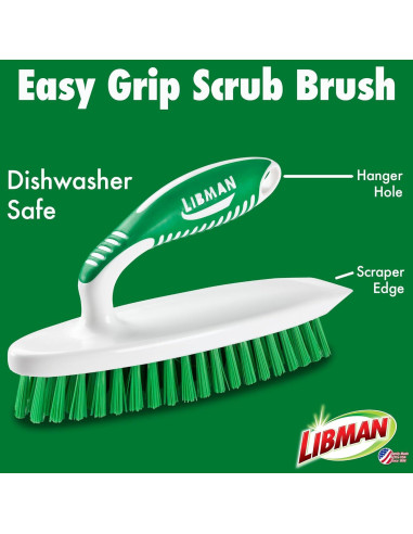 Kit de Cepillos de Limpieza Libman Heavy Duty | 3 Cepillos