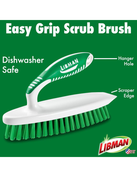Kit de Cepillos de Limpieza Libman Heavy Duty | 3 Cepillos Kit de Cepillos de Limpieza Libman Heavy Duty | 3 Cepillos