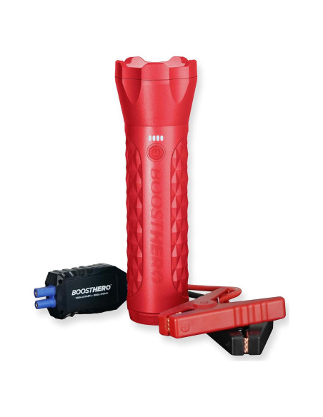 Arrancador Portátil BoostHero 6000mAh Linterna LED Rojo Arrancador Portátil BoostHero 6000mAh Linterna LED Rojo