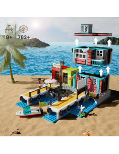 Conjunto de Construcción Mould King Dockside Inn 782 Piezas 2