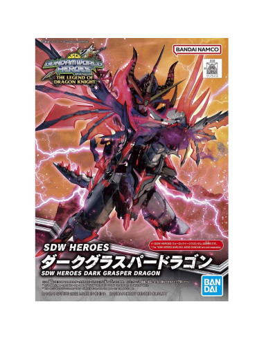 Kit de Modelo SD Gundam Dragón Grasper Oscuro Bandai