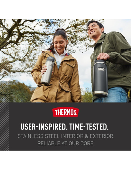 Botella de Agua THERMOS Serie Icon 710 ml Acero Inoxidable Botella de Agua THERMOS Serie Icon 710 ml Acero Inoxidable