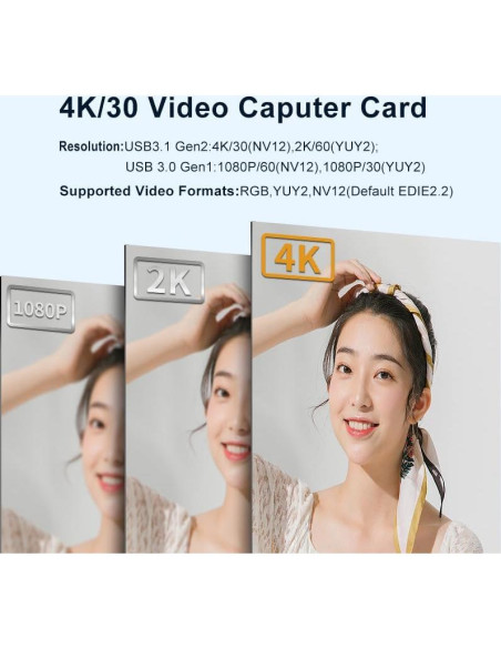Tarjeta de Captura King Ma 4K 30Hz HDMI USB3.0 Streaming Tarjeta de Captura King Ma 4K 30Hz HDMI USB3.0 Streaming