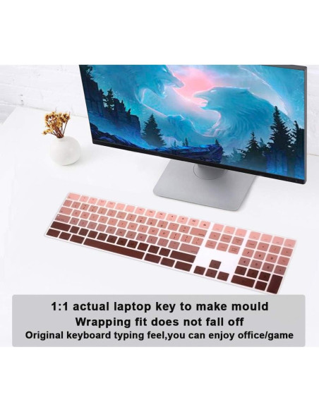 Cubierta Teclado Inalámbrico MMDW para iMac MQ052LL/A Cubierta Teclado Inalámbrico MMDW para iMac MQ052LL/A