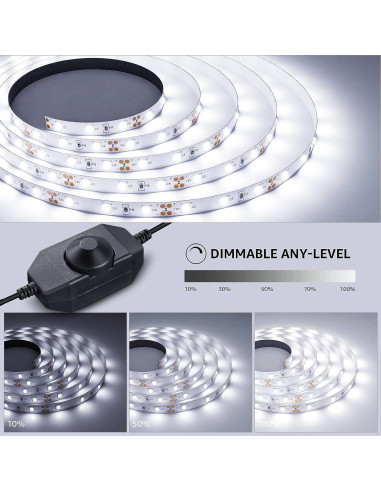 Tira de Luz LED Lepro 10m Regulable 6000K 420 LEDs SMD