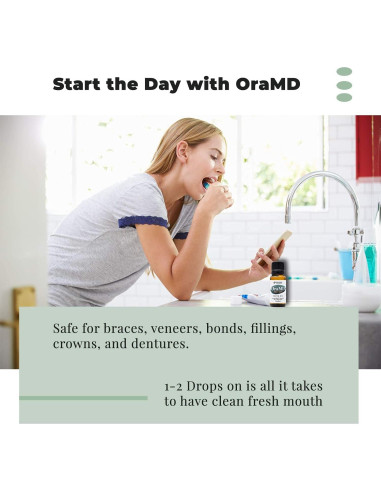 OraMD Aceite Dental Original - Salud Bucal Natural 2 Pzs