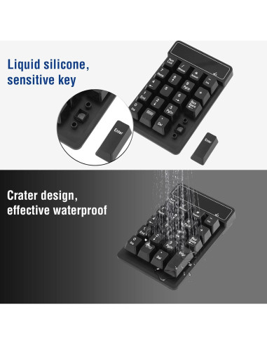 Teclado Numérico Bluetooth RaceGT 19 Teclas Inalámbrico