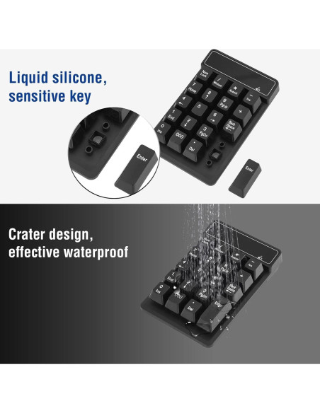 Teclado Numérico Bluetooth RaceGT 19 Teclas Inalámbrico Teclado Numérico Bluetooth RaceGT 19 Teclas Inalámbrico