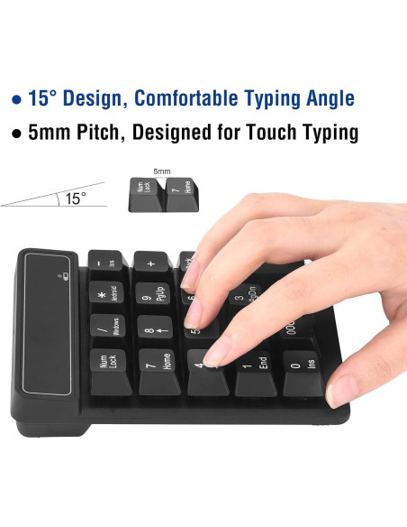 Teclado Numérico Bluetooth RaceGT 19 Teclas Inalámbrico Teclado Numérico Bluetooth RaceGT 19 Teclas Inalámbrico