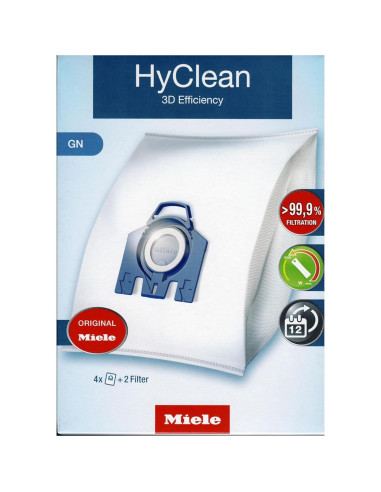 Bolsas de Microfibra Miele HyClean 3D GN para Aspiradoras