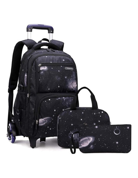 Mochila Rodante VIDOSCLA Galaxy 31L para Niños con 6 Ruedas Mochila Rodante VIDOSCLA Galaxy 31L para Niños con 6 Ruedas