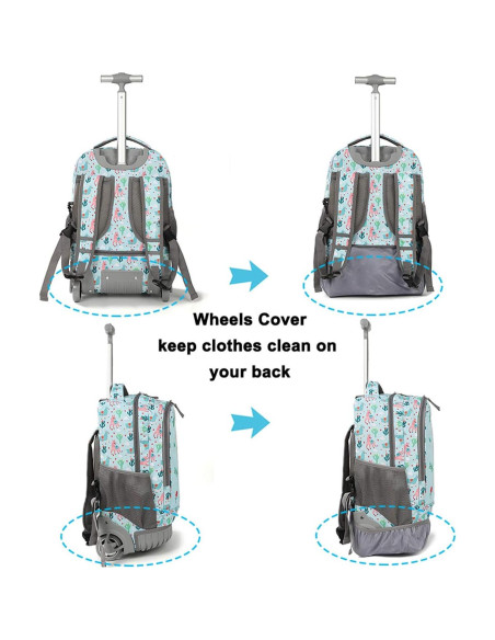 Mochila Rodante Tilami 19" Alpaca para Niños y Niñas Mochila Rodante Tilami 19" Alpaca para Niños y Niñas