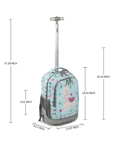 Mochila Rodante Tilami 19" Alpaca para Niños y Niñas