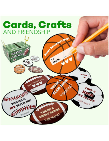 Kit de Manualidades 4E's Buzón San Valentín Fútbol DIY