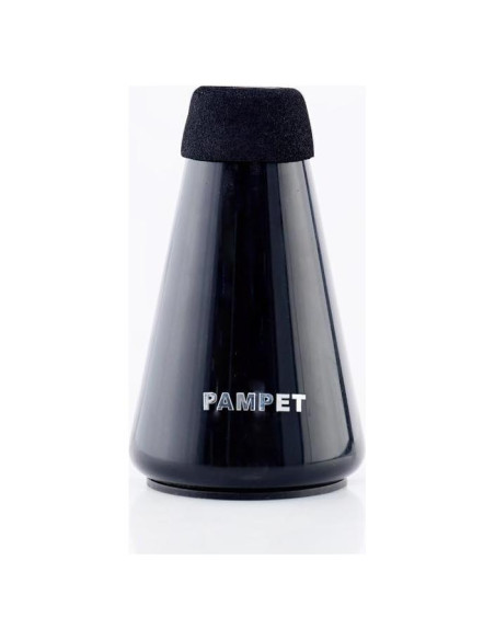 Silenciador de Trompeta PAMPET Práctico Negro 13x8 cm Silenciador de Trompeta PAMPET Práctico Negro 13x8 cm