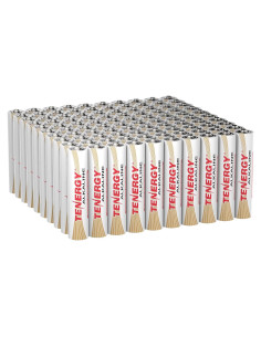 Baterías Alcalinas AAA Tenergy 100 Unidades Alto Rendimiento