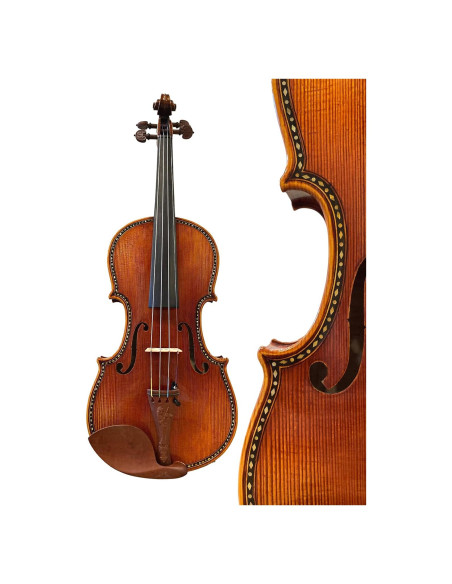 Violín D Z Strad 601F con cuerdas Dominant - 4/4 - Marrón Violín D Z Strad 601F con cuerdas Dominant - 4/4 - Marrón