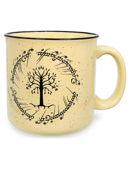 Taza de Cerámica Élfica Gondor Silver Buffalo 591 ml Taza de Cerámica Élfica Gondor Silver Buffalo 591 ml