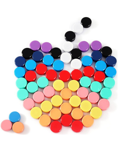 Imanes de Refrigerador ZDZBLX 20 Piezas Coloridos 2cm